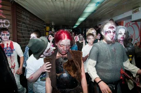 Zombie walk Stock Photos