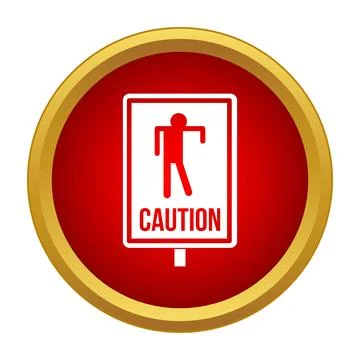 Zombie warning sign with caution text イラスト素材