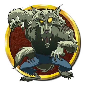 Zombie Werewolf Stock Illustration