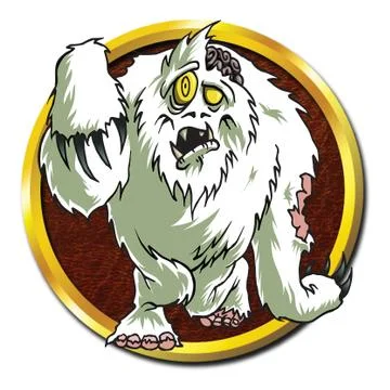 Zombie Yeti Stock Illustration