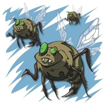 ZombieBees Stock Illustration