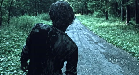 Zombies are walking through the woods. 動画素材 66856496
