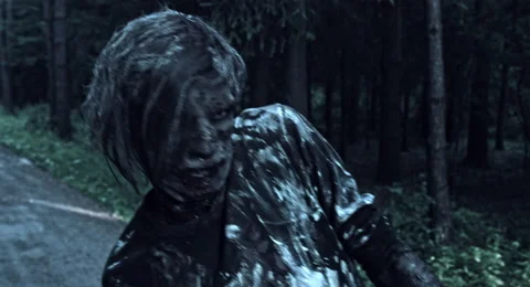 Zombies are walking through the woods. 動画素材 66862437