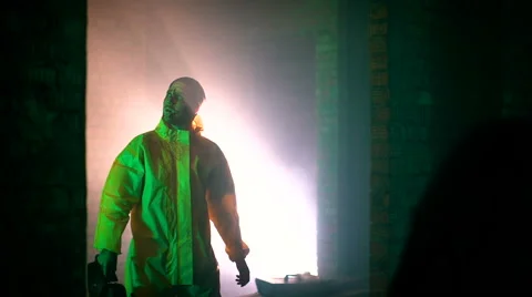 Zombies burned in the room Video stock 68712970