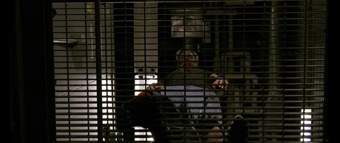 Zombies On Ceiling Grate Video stock 92387271