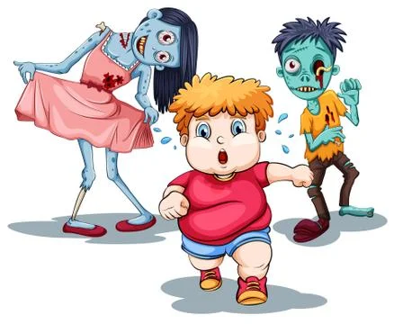 Zombies Stock Illustration