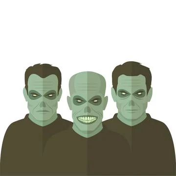 Zombies Stock Illustration