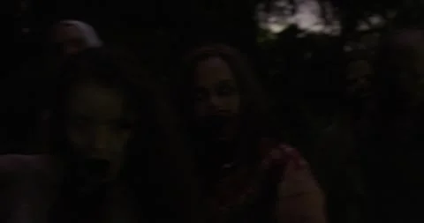 Zombies walking Video stock 267932879