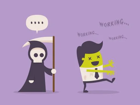 Zomby Stock Illustration