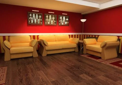 Zone of rest in billiard Stock Illustration