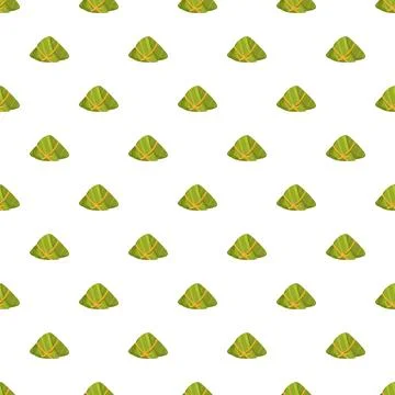Zongzi rice dumplings pattern for dragon boat festival Stockillustratie