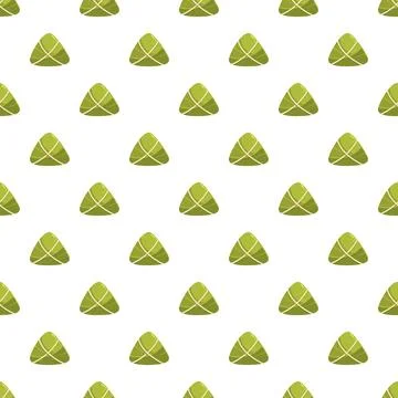 Zongzi rice dumplings seamless pattern for dragon boat festival Stockillustratie