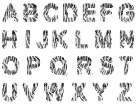 Zoo alphabet Stock Illustration