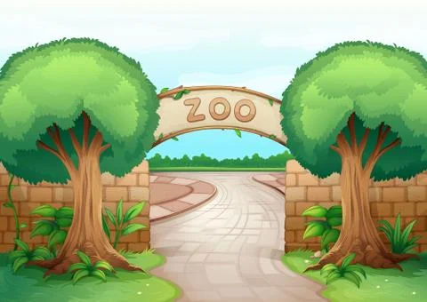 A zoo Stock Illustration