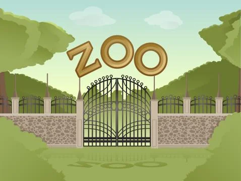 Zoo Stock Illustration