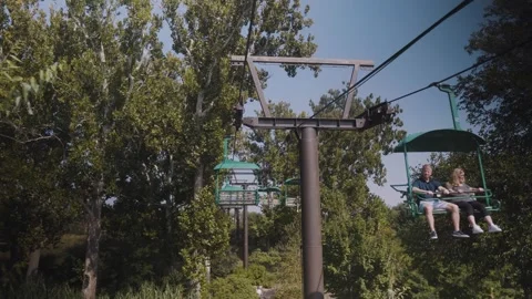 On The Zoo Lift Stock Footage 252384198
