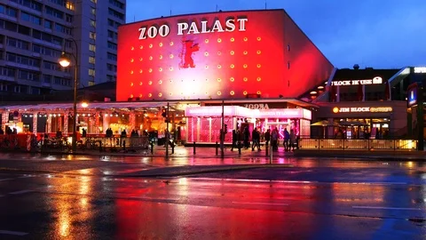 Zoo Palast Berlin Stock Footage
