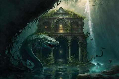 A Zoo In The Underground Stock Illustration