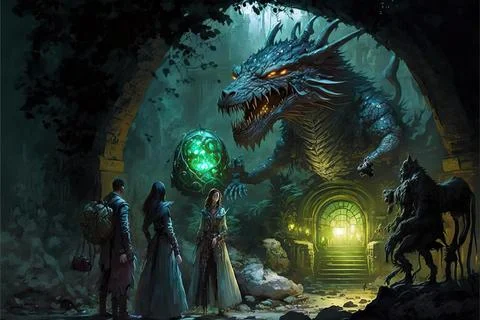 A Zoo In The Underground Stock Illustration