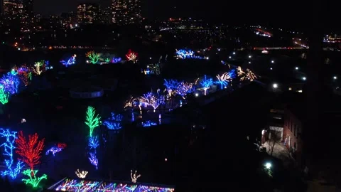 ZooLights in Chicago Vídeos de archivo 260529241
