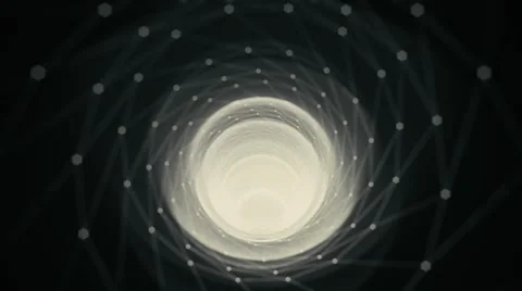 Zoom Into Abstract Tunnel 库存影片 58580542