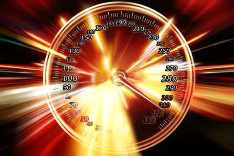 Zoom acceleration motion Stock Illustration