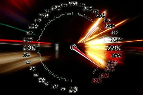 Zoom acceleration motion Stock Illustration