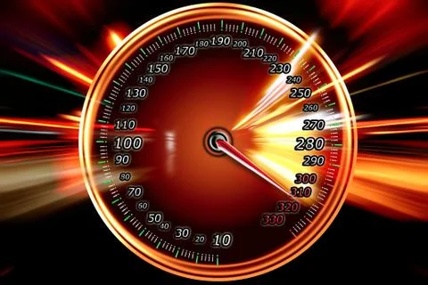 Zoom acceleration motion Stock Illustration