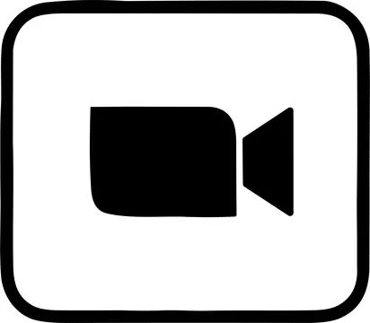 Zoom app logo. Application for video communications with cloud platform for.. Stock Illustration