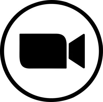 Zoom app logo. Application for video communications with cloud platform for.. Stock Illustration