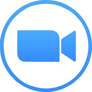 Zoom app logo. Application for video communications with cloud platform for.. Illustration