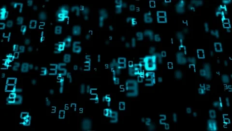 Zoom to an array of numbers. business background. cinematographic background Video stock 82228738