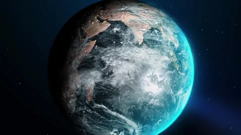 Zoom in on the Australia Continent from Space Stock Footage 248315712