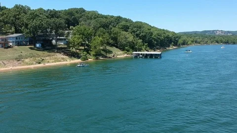 Zoom into boat dock Video stock 102477621