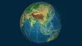 Zoom-in on Brazil extruded. Physical 4k or 4k+ Resolution