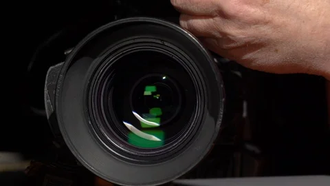 Zoom in on camera Stockbeeldmateriaal 114509521