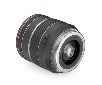 Zoom camera lens Stock Illustration