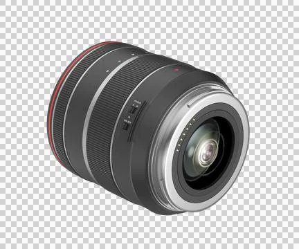 Zoom camera lens Stock Illustration