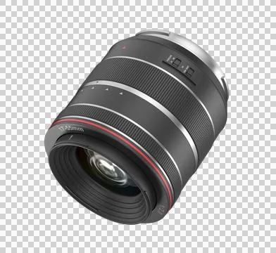 Zoom camera lens Stock Illustration