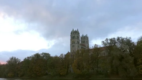 Zoom in on the clock tower Stock Footage 71777911