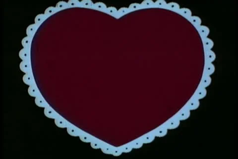 Zoom in close-up red heart 스톡 동영상 11345609