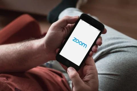 Zoom Cloud Meetings Stock Photos