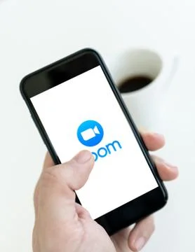 Zoom Cloud Meetings Stock Photos