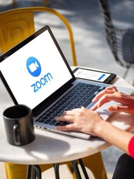 Zoom Cloud Meetings Stock Photos