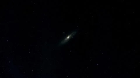 A zoom in on a distant galaxy in deep space Stock Footage 289300242