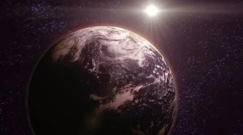 Zoom in to Earth Stock Footage 943414