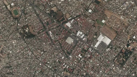 Zoom of the earth from space to the city Ecatepec de Morelos. 3D Animation. 4K Stock Footage 162900902