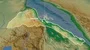 Zoom-in on Eritrea extruded. Physical 4k or 4k+ Resolution