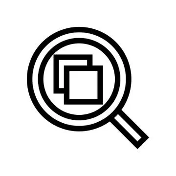 Zoom to Fit Drawing in Window Icon  Stock Illustration