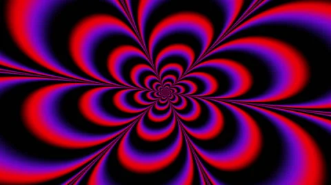 Zoom Flower spiral with color changes - LoopNeo VJ Loops HD 1920X1080 스톡 동영상 40025067